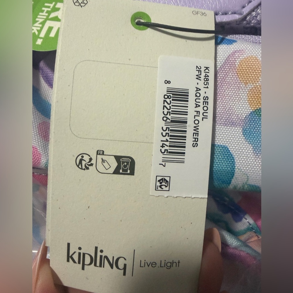 Kipling Floral Backpack and Pencil Case Set - Multicolor - Picture 8 of 9